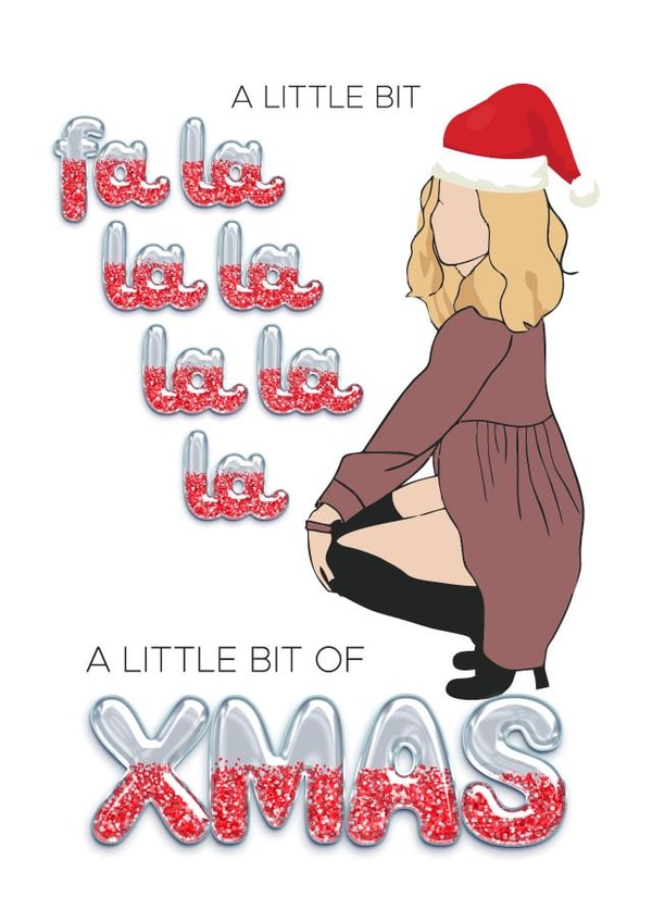 Alexis Schitt's Creek Christmas Card created by Kelman Cards