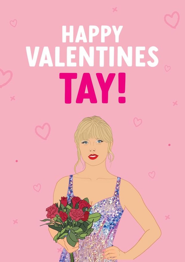 Funny Valentine's Day Card - Taylor Swift created by The Cake Thief