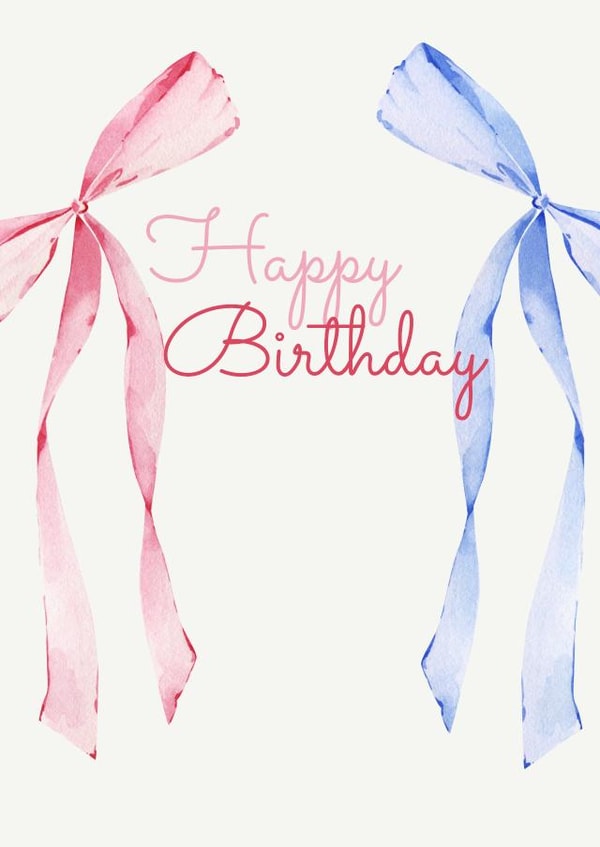 Bow Couquete Birthday Card created by charley creative