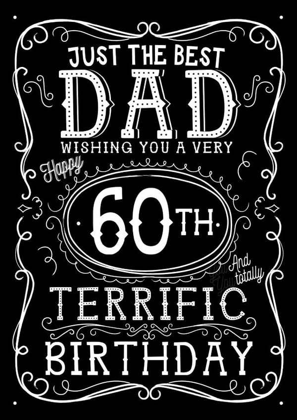 Jack Daniels Whiskey Birthday Card - Dad - 60th created by  la la la     Designs