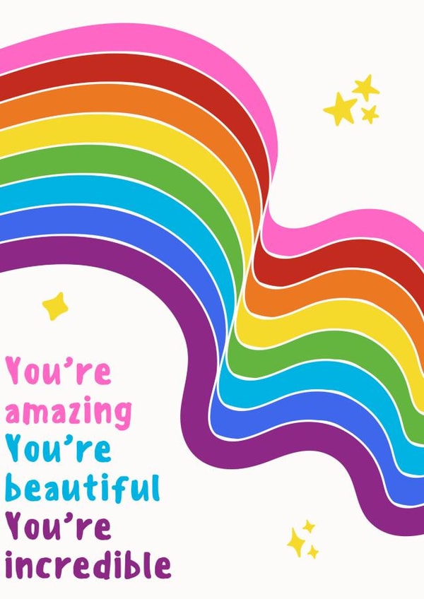 Inspiring card for anyone created by Sian Noon-Jones