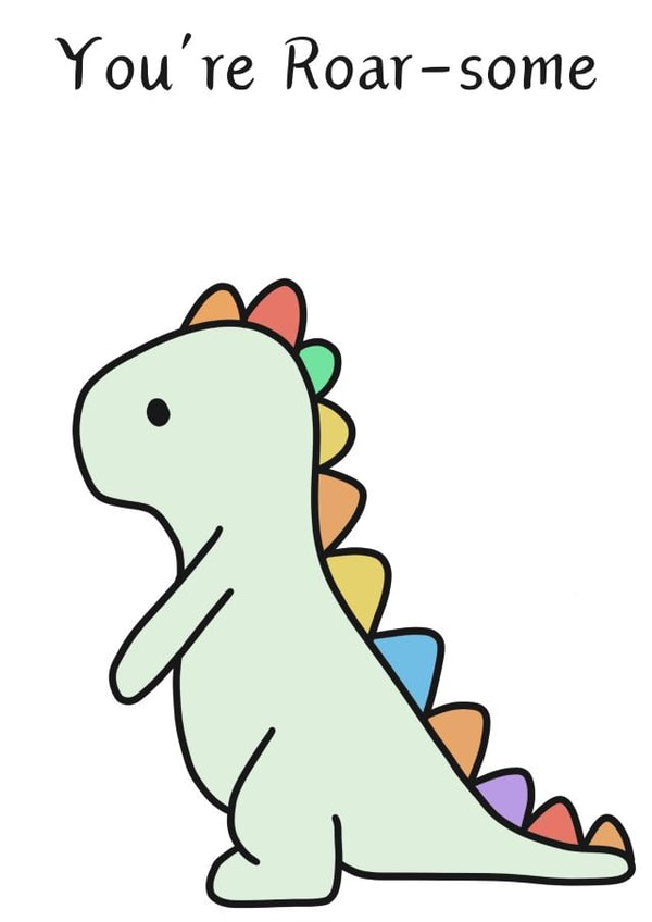 Cute and funny card for partner, friend or family member created by Sian Noon-Jones