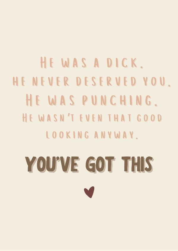 Supportive Thinking of You Card - Break up created by Gingersnap Designs