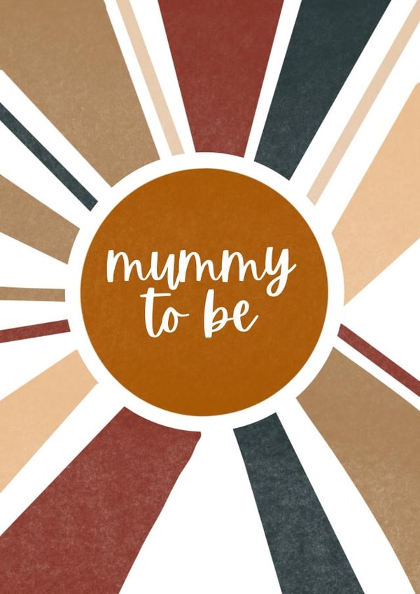 Mummy to be - expectant mother - from the bump created by Paper Party Cards