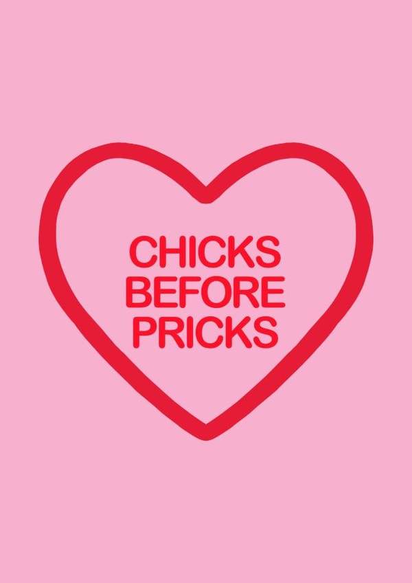 Cute & funny card  for your Galentine! created by Swallow Designs