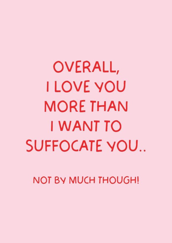 Funny Anniversary/Valentines Day Quote Card created by Puns and Needles