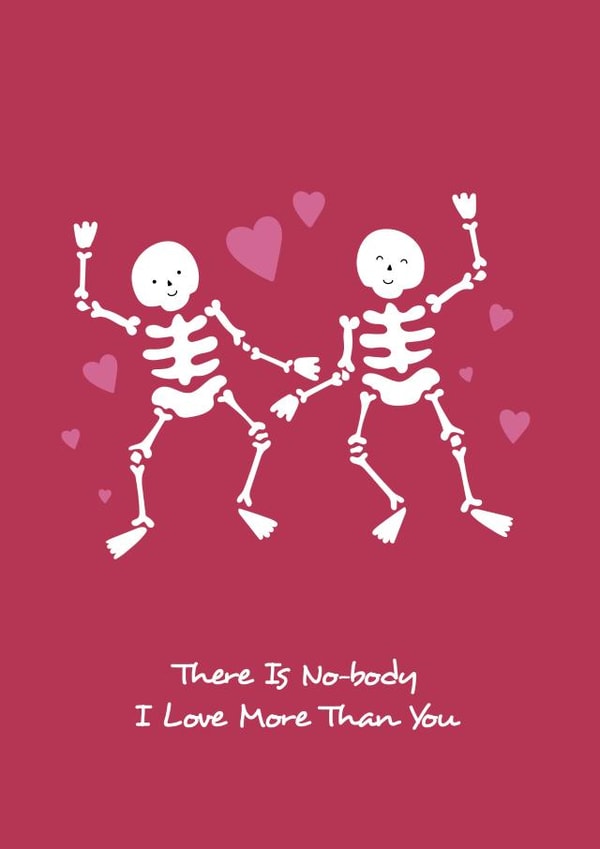 Cute pun valentines, anniversary, love card for significant other created by emily.reevedesigns