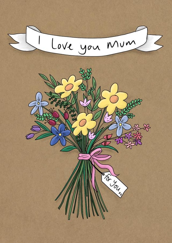 Pretty Mother's Day Card - Flower Bouquet created by Lucy Driver