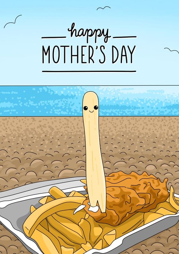 Cute Mother's Day card - Chippy created by Evie Garnett Designs