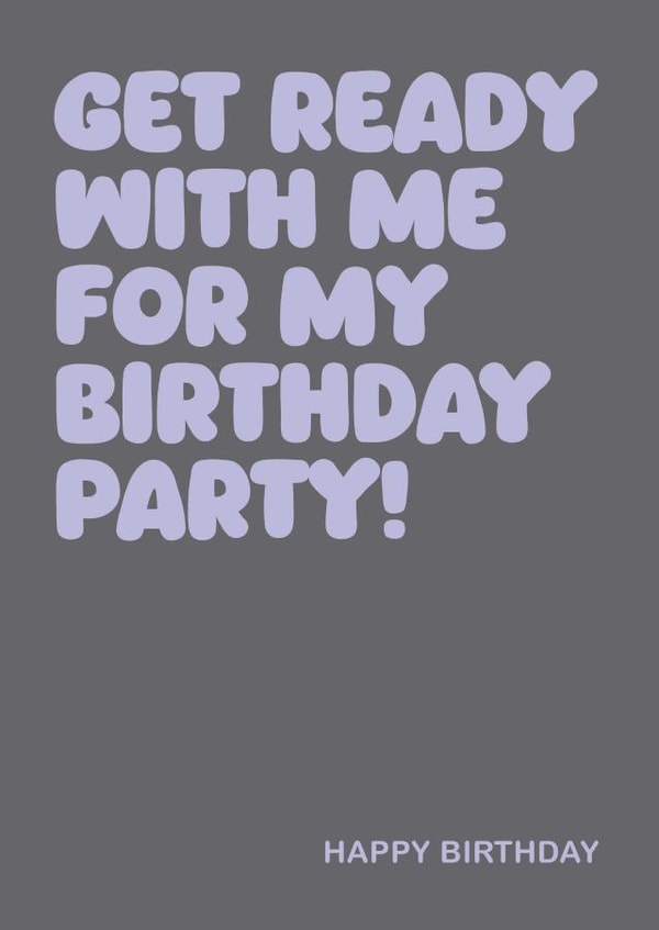 Get Ready with me - Happy Birthday created by Rulu