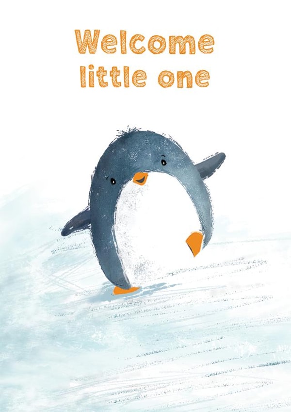 Cute 'new baby' card created by Alexandra Elliot Designs