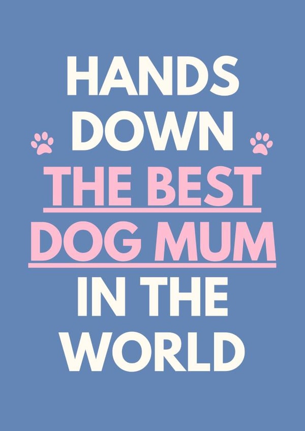 Cute Mother's Day Card - For Dog Mum created by Sundiva Designs
