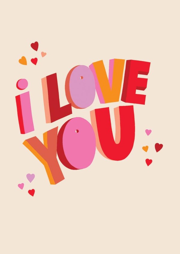 Pretty Valentine's Day Card - I Love You created by Raspberry Blossom
