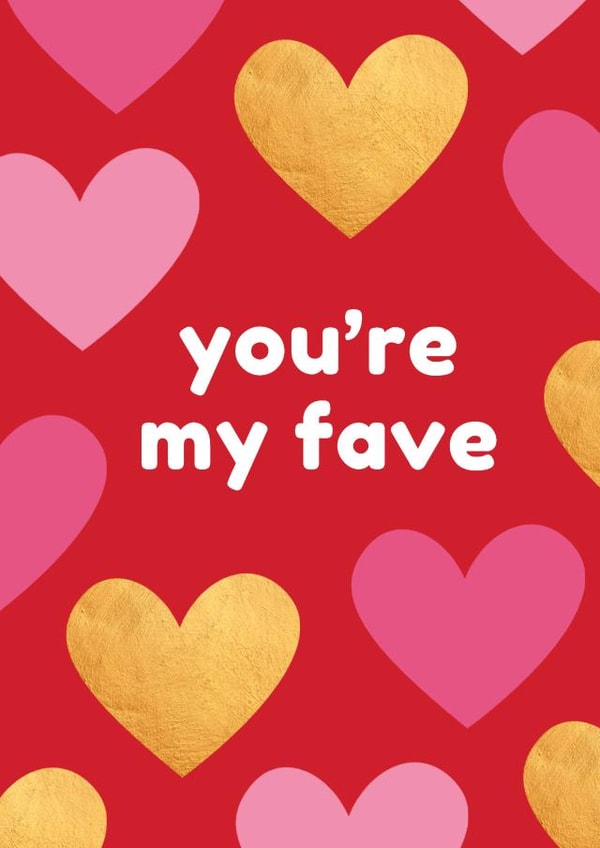 Cute Valentines card for your favourite person. created by Louise Parr Studio