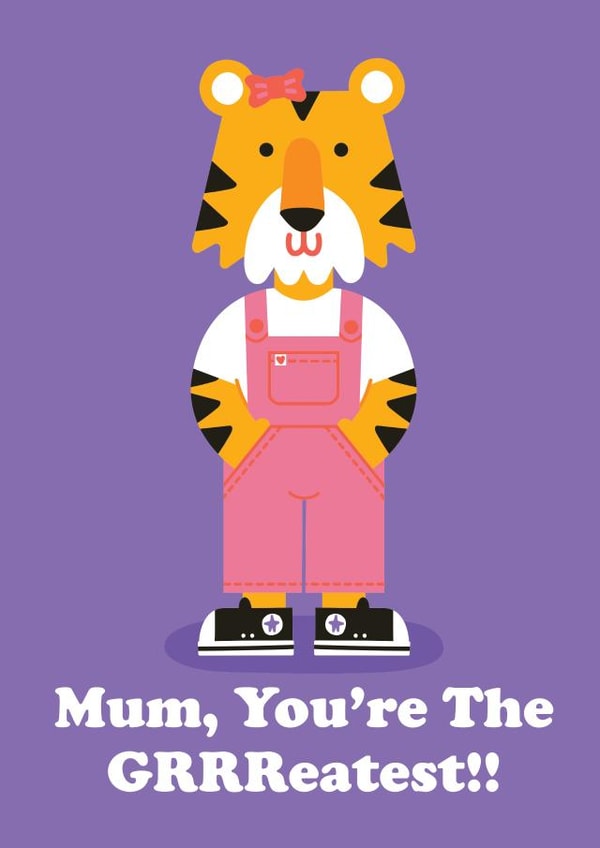 GRRReatest Mum - Mother's Day Card created by Studio Boketto