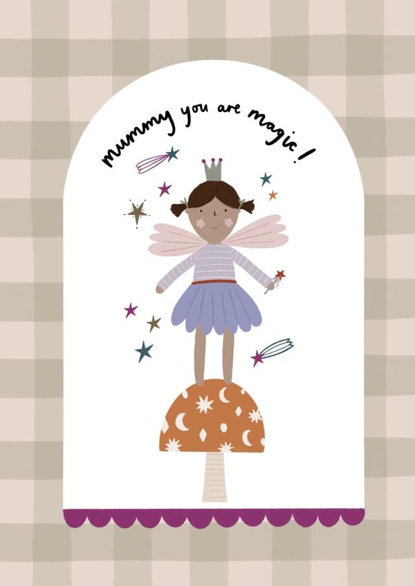 Cute Mother's Day Card - mummy you are magic created by Printed Picnic