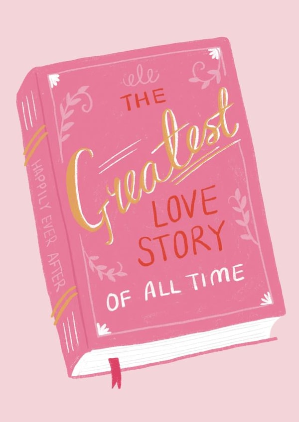 The Greatest Love Story Card - Valentines - Anniversary created by Molly Redmond Design