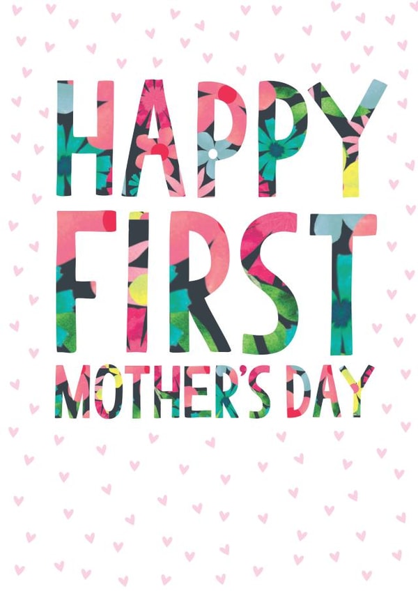 Classic Mother's Day Card - First Mother's Day created by The Boy and the Bear