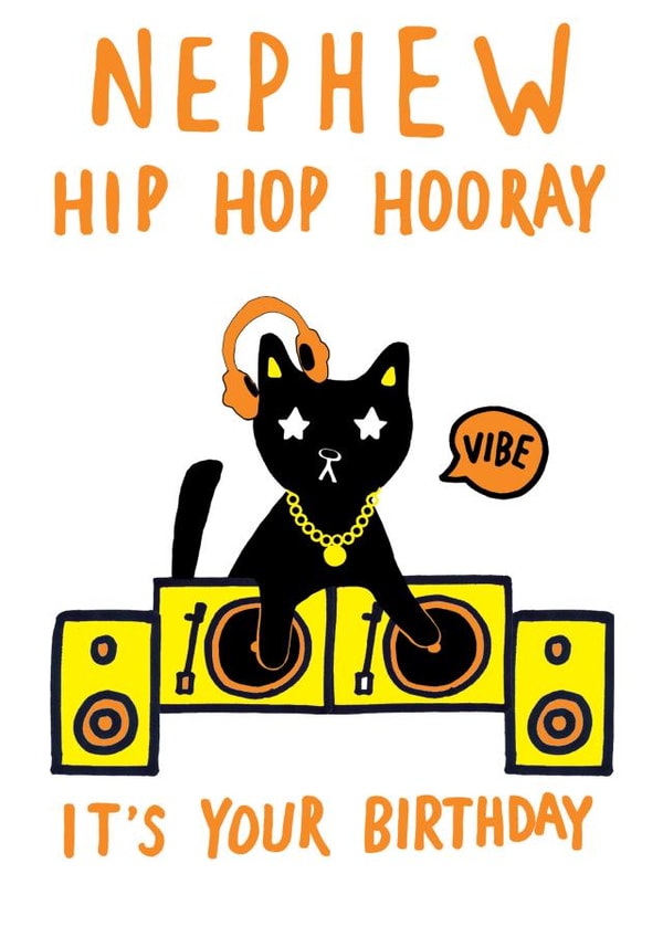 Cute Birthday Card - for cool nephew created by Earlybird