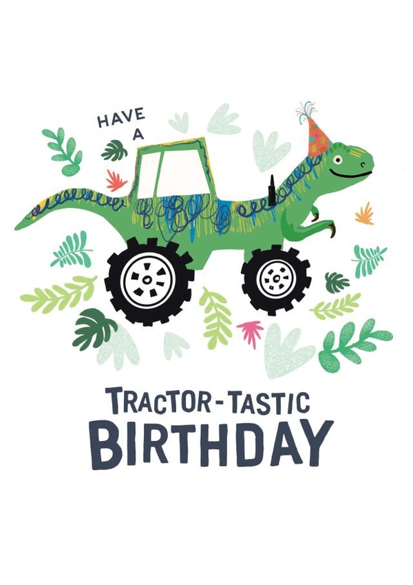 Tractor-tastic Birthday created by Paper Pigeon Creative