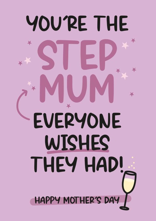 Heartfelt Mother's Day Card - Step Mum created by Twisted Haggis