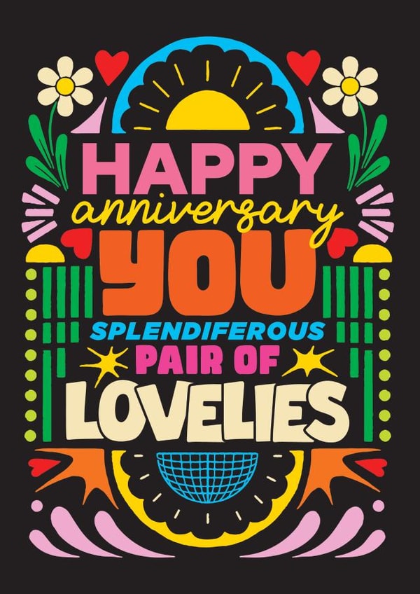 Pretty Anniversary Card - Pair of Lovelies created by OBJECTABLES