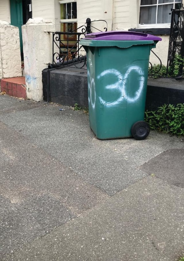 Funny Birthday Card - 30th - Bin created by OBJECTABLES