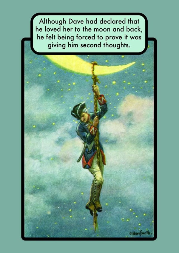 Funny Valentine's Day Card - Second Thoughts - Dave created by OBJECTABLES