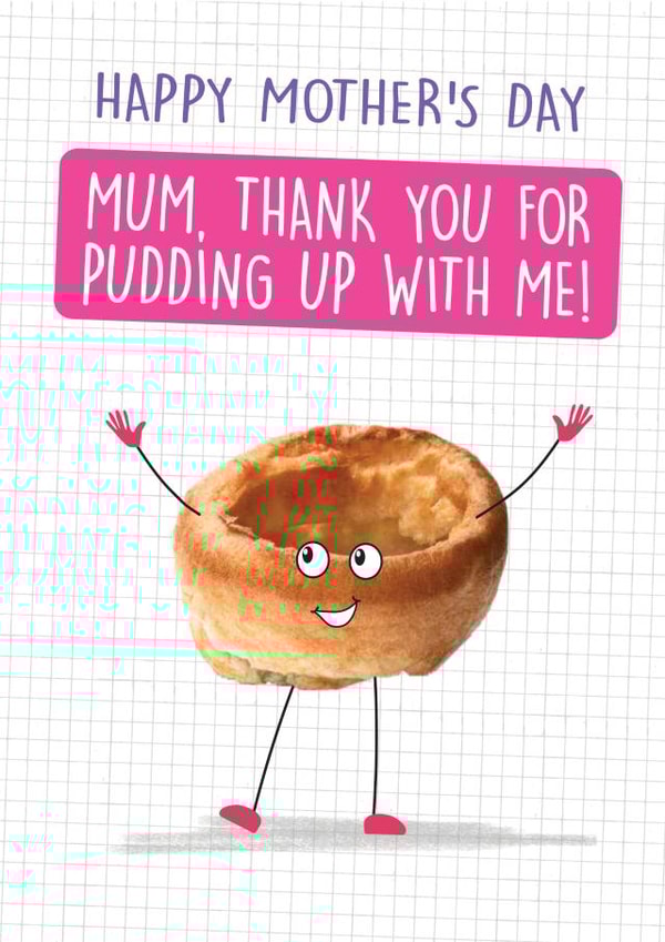 Funny Mother's day Card - Yorkshire Pudding created by Quitting Hollywood