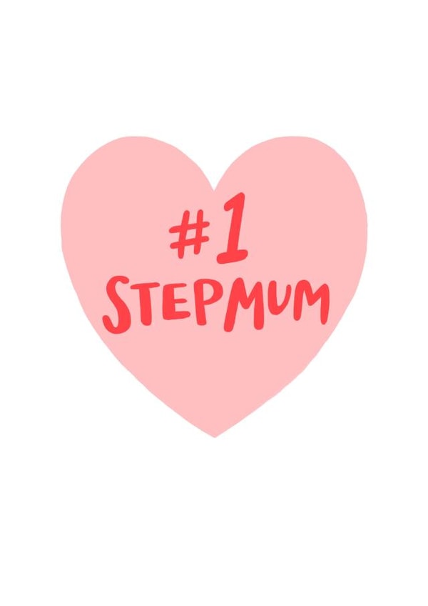 Cute Mother's Day Card - Number One Step Mum created by Nicola Watson