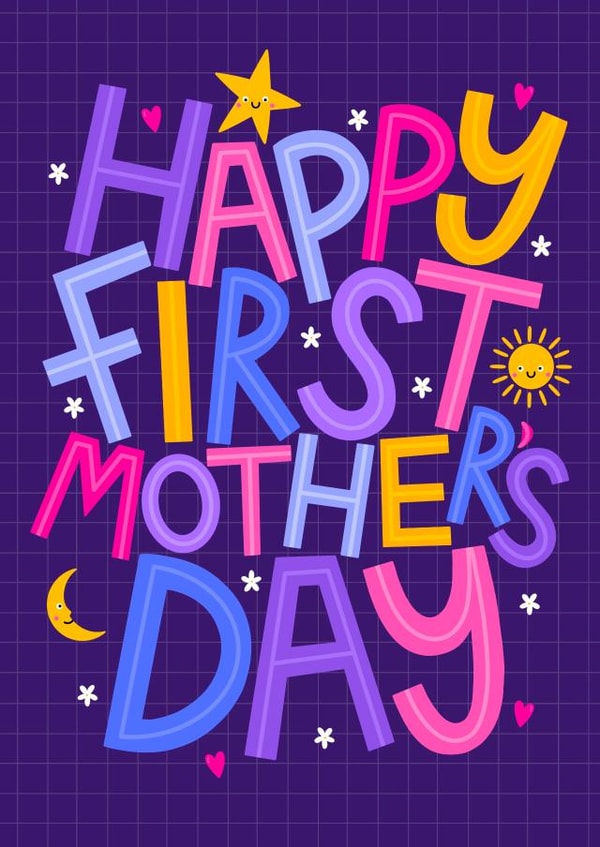 Happy First Mother's Day - From The Baby - First Time Mum created by Ludicrous Prints