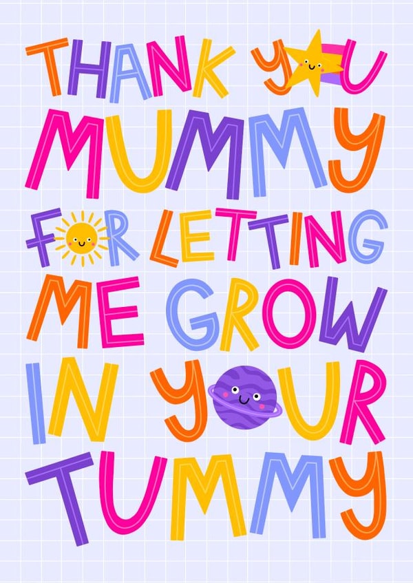 Cute New Mum Card - Pregnancy Card created by Ludicrous Prints