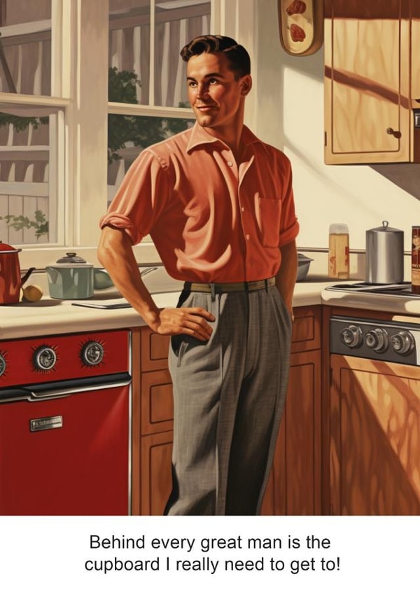 Funny Anniversary Card - always in the way created by kissmekwik