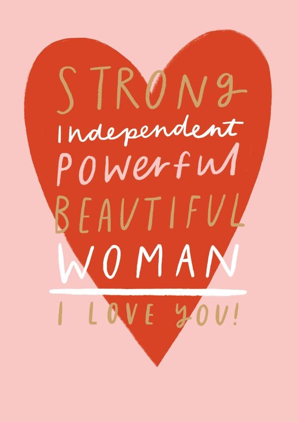 Empowering Galentine's Day Card created by Helen Mackay 