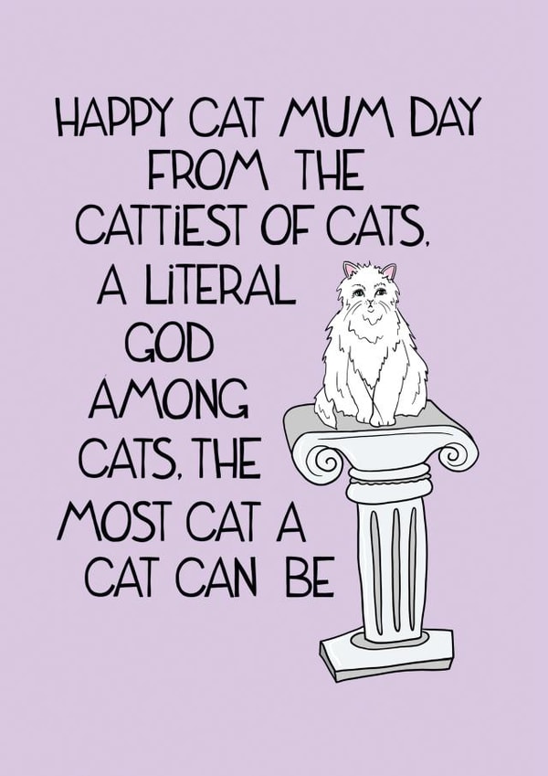 Cute Mothers Day Card - from your favourite fur baby created by Cor Blimey!
