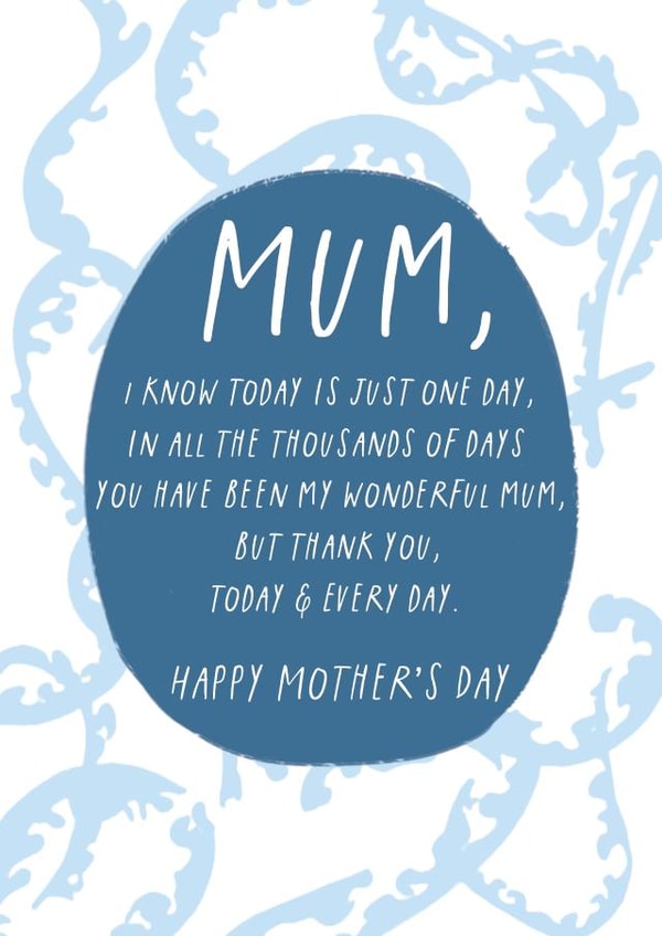 Heartfelt Mother's Day Card - Wonderful Mum created by Sweetlove Press