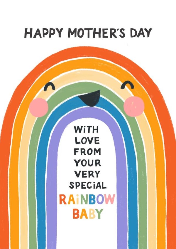 Cute Mother’s Day - Rainbow Baby created by Nicola Watson