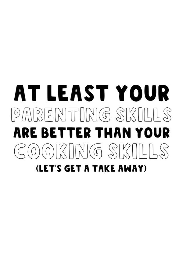 Funny Card for Parents - Mother's Day or Father's Day created by The Blunt Badger