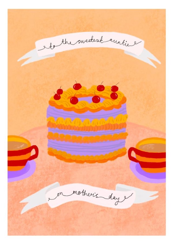 To The Sweetest Auntie created by Rachael Powick