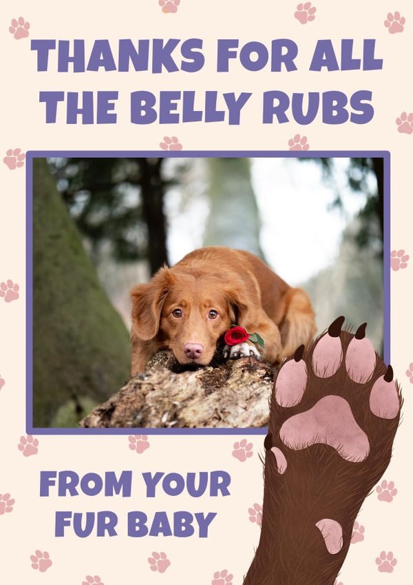 Cute Mother's Day Card - From the dog 1001 created by @tikkled.pink