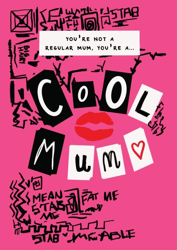 Funny Mother's Day Card - Mean Girls Burn Book created by AbiGoLucky