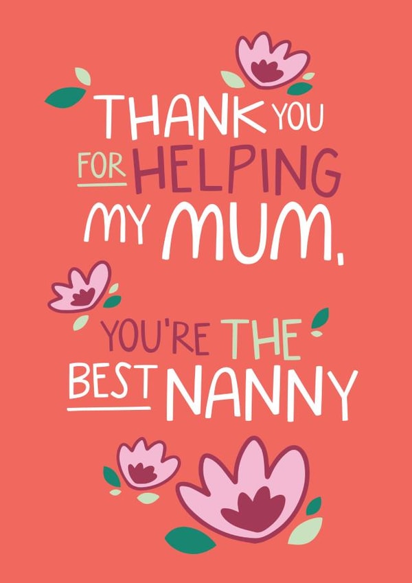 From the Kids | Nanny Mother's Day Card created by Laurent Collective