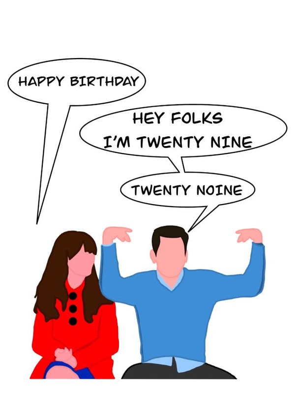 29th Birthday New Girl created by Em