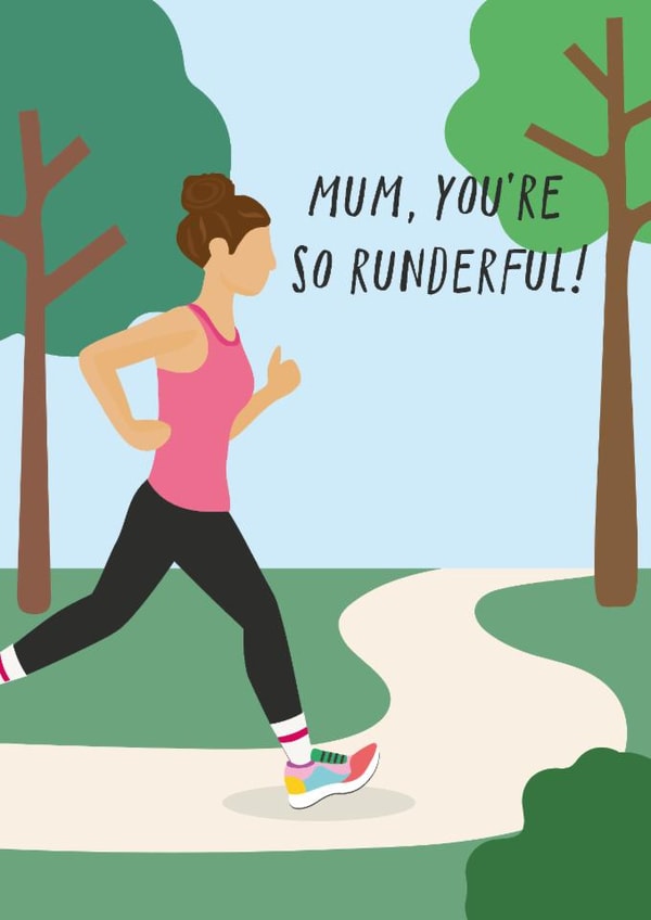 Running Mother's Day Card created by Helen Richmond
