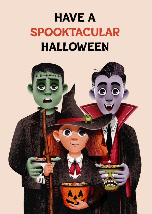 Have a Spooktacular Halloween - Halloween Card created by Folio | Ian Owen
