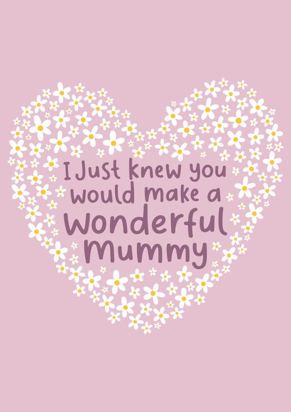Heartfelt 1st Mother's Day Card - Wonderful Mummy created by Fliss Muir