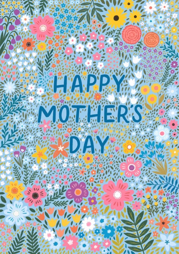 Pretty Mother's Day Card - Happy Mother's Day - Flowers created by Pear Tree Press