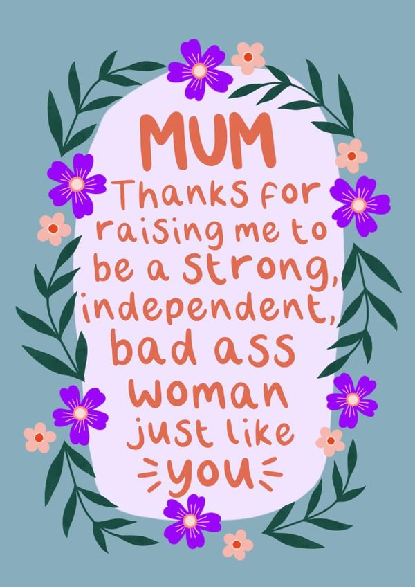 Cute, pretty, floral Mother’s Day card for a special mum! created by Chloe Cooper
