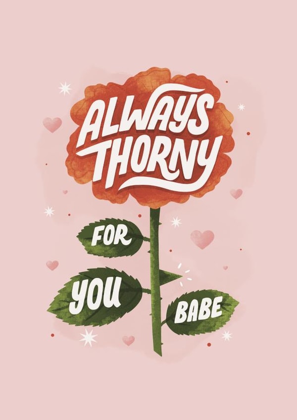 Naughty Card For Partner - (t)Horny For You created by Daksha Giri