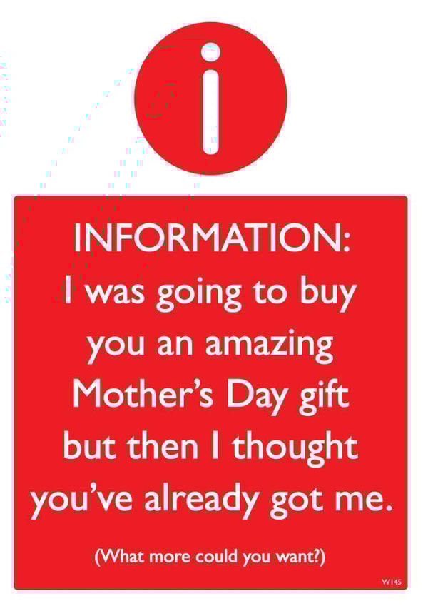 Funny Mother's Day Card - Amazing Gift created by Brainbox Candy